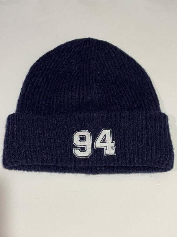 Шапка-біні унісекс Primark в рубчик темно-синя