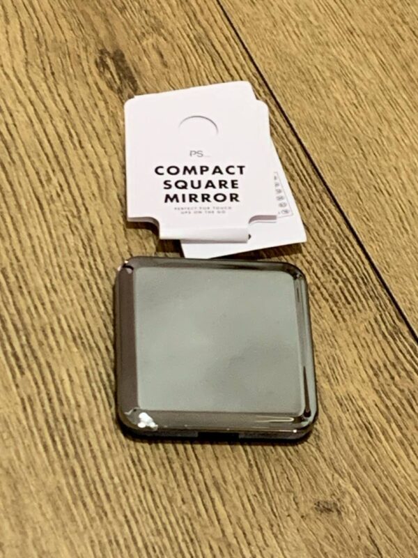 Дзеркальце компактне Primark квадратне срібне