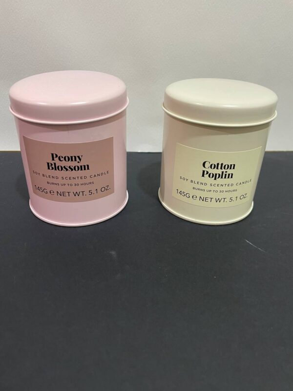 Ароматична свічка Primark жестяна банка з кришкою145 g/ 30 годин