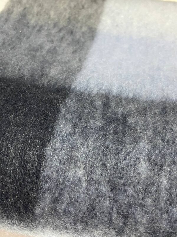 Шарф Primark осінь/зима вузький ворсистий в клітинку синій