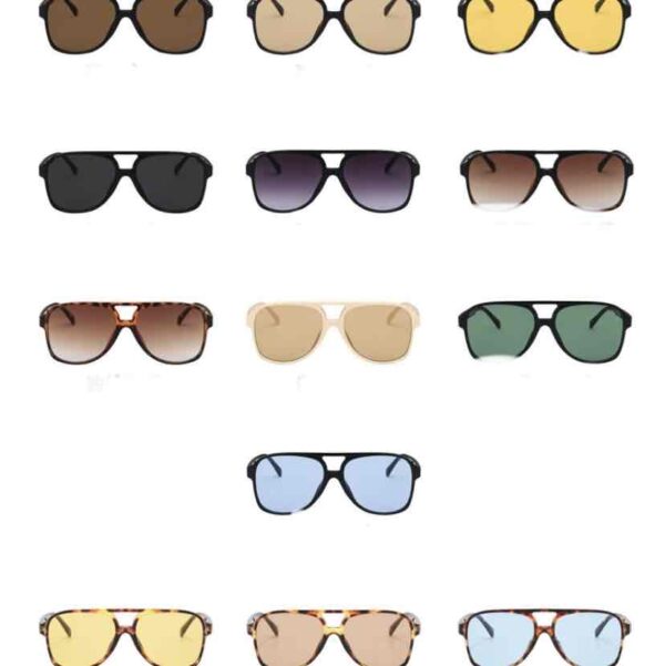 Окуляри чоловічі сонцезахисні "Авіатори" квадратні (6352)