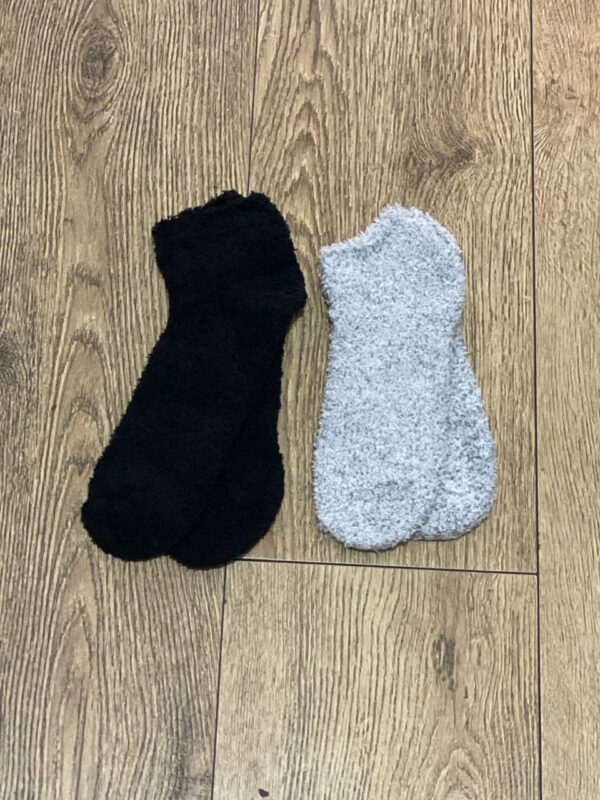 Шкарпетки домашні м'які Cosy Primark короткі чорні/сірі/білі