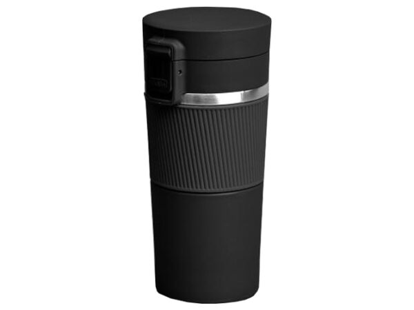 Термочашка "Фропе" 380 мл нерж. сталь з силіконовою вставкою мікс кольорів