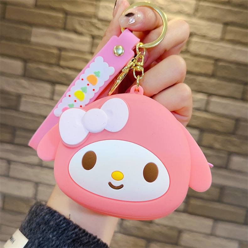 Брелок-Гаманець силіконовий "Melody/ Hello Kitty & friends"