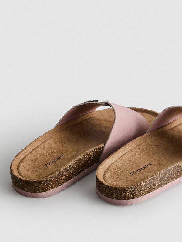 Шльопанці-Сандалі жіночі Primark з пряжкою рожеві