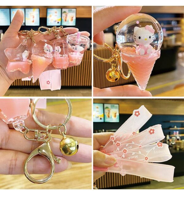 Брелок з рідиною "Hello Kitty"