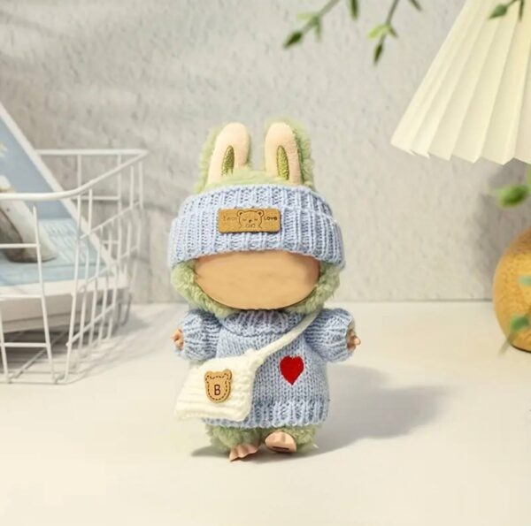 Одяг для Лабубу/ Labubu светрик/ шапка мікс кольорів