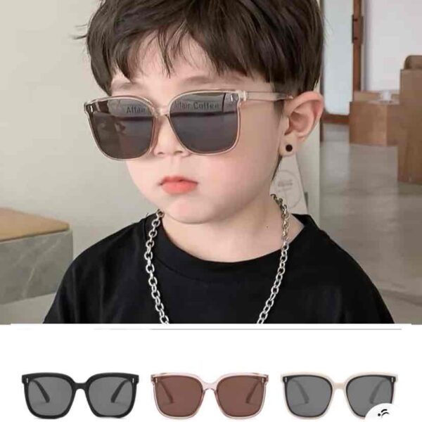 Окуляри дитячі сонцезахисні квадратні (6340)