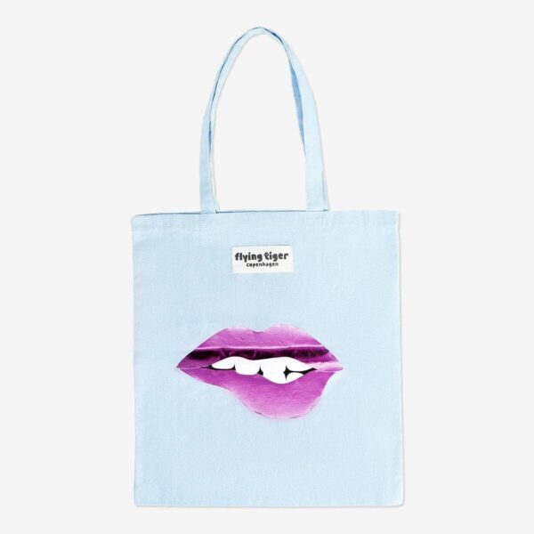Шоппер/ Екосумка "Губи" Tiger блакитна