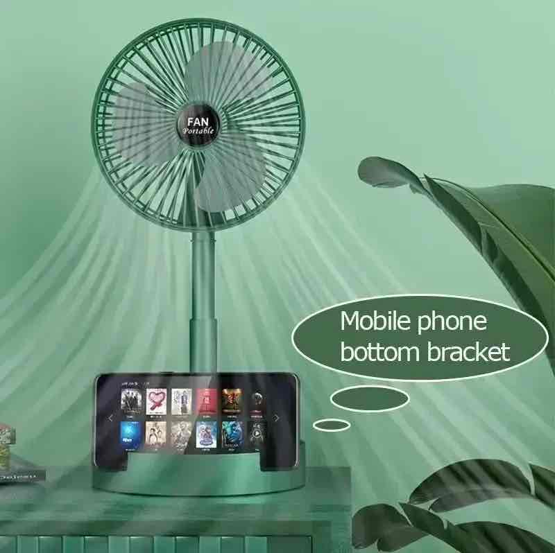 Вентилятор Міні телескопічний Telescopic Folding Fan з USB мікс кольорів