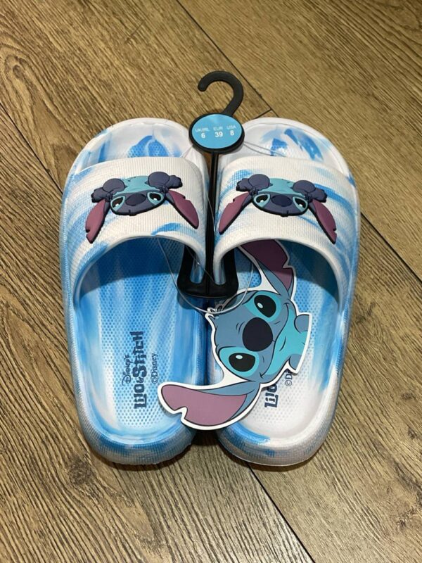 Шльопанці жіночі резинові Primark "Stitch" товста підошва