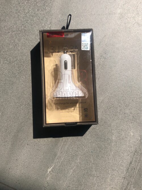 REMAX CAR CHARGER RCC302 5V-6.3A (3 USB ports), білий