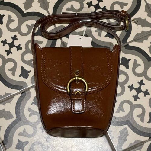 Сумочка-міні сідловидна з пряжкою через плече Primark коричнева