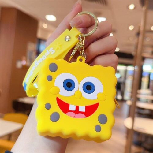 1e923b73-f065-49ca-9f39-9d1101107cb5.jpg Брелок-Гаманець силіконовий "Sponge Bob"