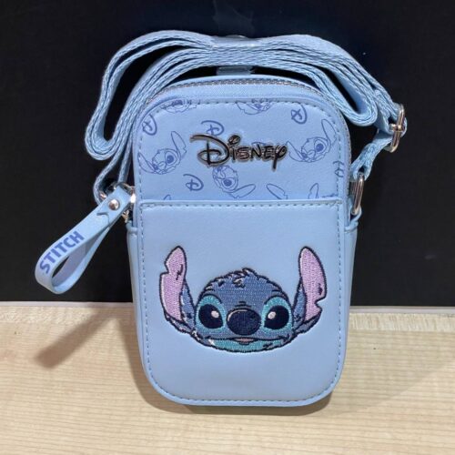 Сумочка для телефону/гаманець 2 в 1 Primark "Stitch" еко-шкіра блакитна