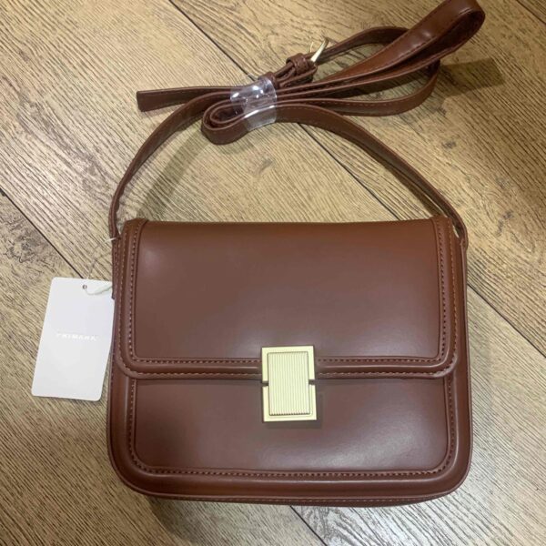 1ec75621-9e07-4735-9674-39c6cb7c3314.jpg Сумочка-міні Primark "Портфель" коричнева