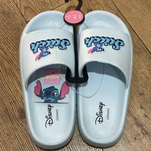 20e0afec-3f13-44d4-ac1d-9cea960254ba.jpg Шльопанці жіночі резинові Primark "Stitch" товста підошва