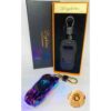 Запальничка USB-брелок "Авто" з підсвічуванням RGB