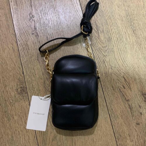 Сумочка-міні Primark для телефону дута з еко-шкіра чорна
