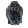 Аромалампа керамічна "Будда" 14 см чорна