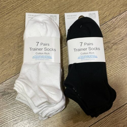 Шкарпетки жіночі "Trainer Socks Cottone rich" Primark короткі котонові