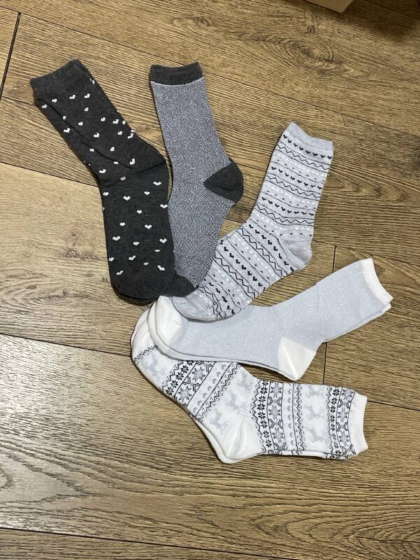 Шкарпетки середні "Святкові" Primark котонові люрекс/принт