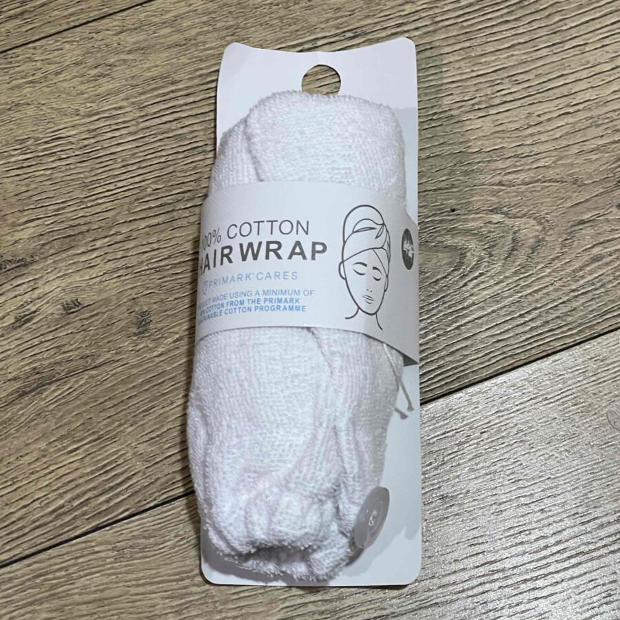 Тюрбан для сушки волосся Primark котоновий білий