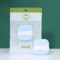 Спонж для макіяжу/ паф для пудри Meilamei Air Cushion Puff без латексу (E001) кругий/квадратний