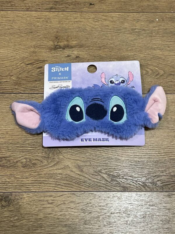 Маска для сну "Stitch" Primark плюшева синя