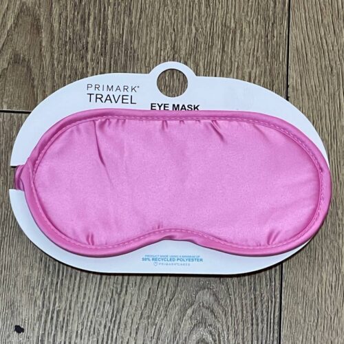 Маска для сну Primark атласна темно-рожева