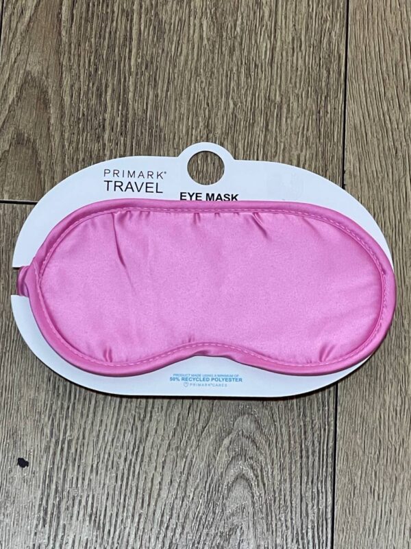Маска для сну Primark атласна темно-рожева