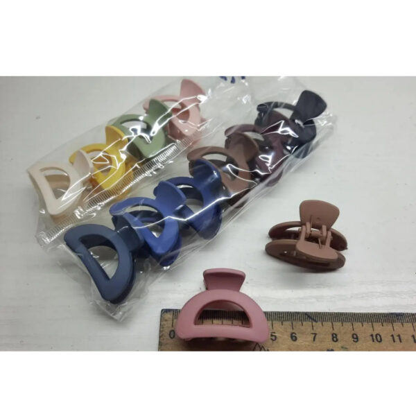 Заколка/краб для волосся "Овал" пластик 5 см