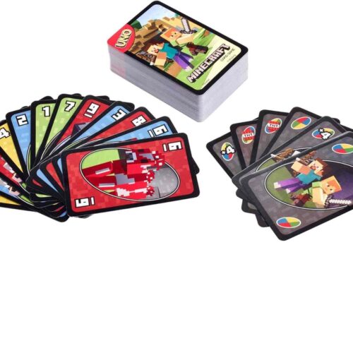 Гра карткова "UNO/ УНО Minecraft/ Майнкрафт" англ. мовою