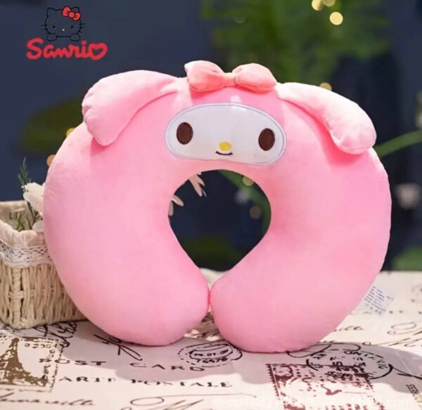 Подушка дорожня U-подібна «Hello Kitty & friends/ Куромі» мікс