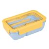 Ланч-бокс YES "Fusion" з наповненням жовто-блакитний 850 мл