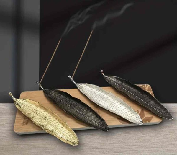 Підставка для аромапаличок "Листок" металева