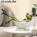 Статуетка 3D "Жабка у ванні" 20*15 см