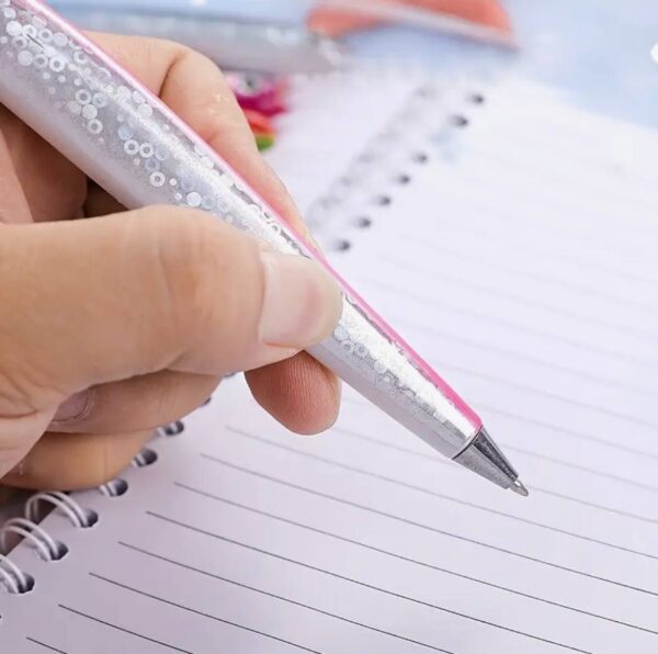 Ручка кулькова "Рибка" фігурна блискуча 14 см