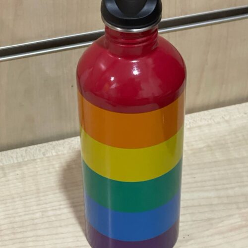 Пляшка для води металева Tiger "Веселка"