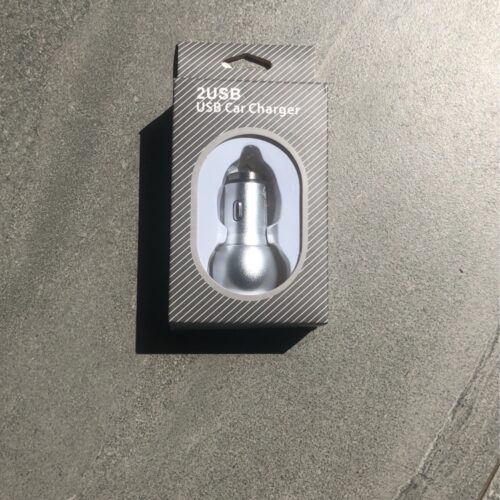 REMAX CAR CHARGER Smart Design qualcom quick charge(2 USB ports), срібло