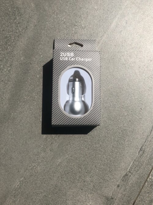 REMAX CAR CHARGER Smart Design qualcom quick charge(2 USB ports), срібло