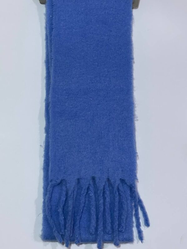 382a719d-cb4c-4d0d-a09a-fbe9073f5bc5.jpg Шарф Primark осінь/зима вузький ворсистий синій