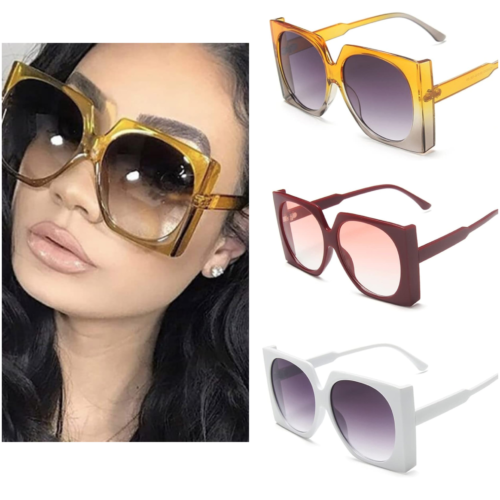 Окуляри жіночі сонцезахисні великі квадратні в стріт стайл (01684)