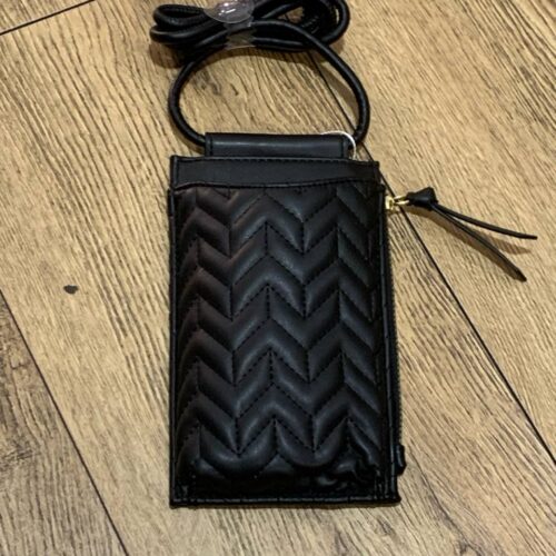 Сумочка-картхолдер для телефону Primark стьобана чорна