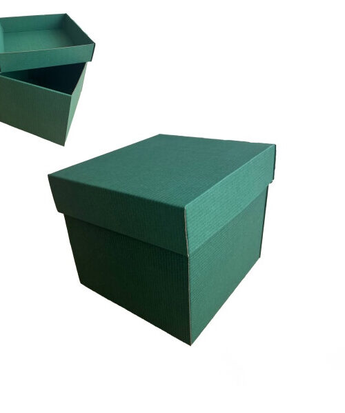 3e4e22cd-efb3-4011-b413-5bc7ed98e9d6.jpg Коробка подарункова 19*19*7 см мікрогофра зелена