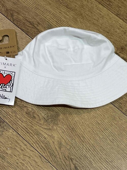 Панама Primark літня котонова "Keith Hani" біла