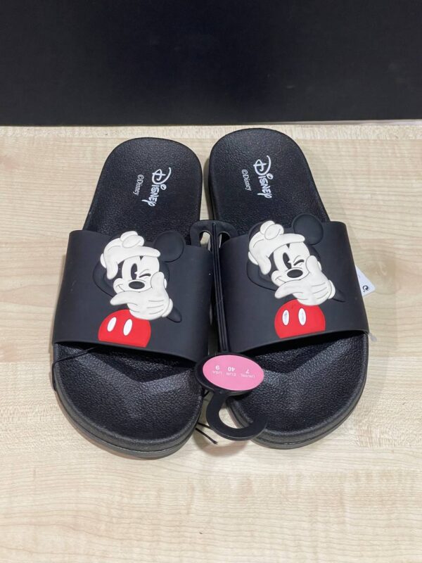 Шльопанці жіночі резинові Primark "Disney/ Mickey Mouse" чорні