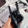 Свічка воскова "Rock / Круто!" 5C 15 см чорна