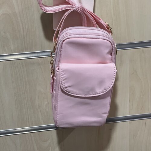 467da79d-f354-440d-a30b-b87907e06bfb.jpg Сумочка для телефону/гаманець Primark нейлонова з кишенею рожева