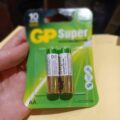 Батарейки AA LR6 GP Alkaline SUPER GP 15A-U2 блістер 2 шт